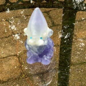 COPY - FLUORITE HAND CARVED GNOME